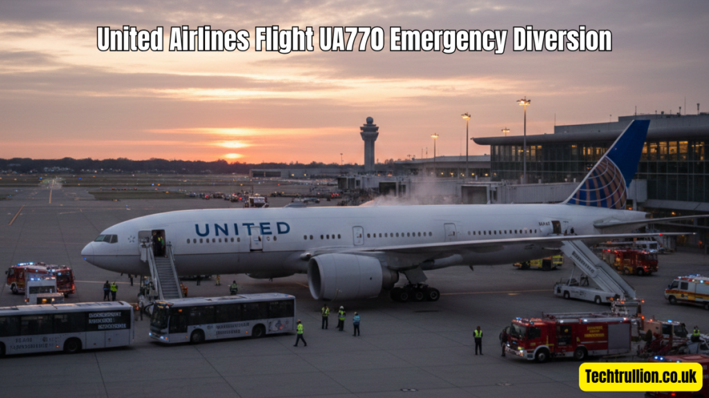 united airlines flight ua770 emergency diversion