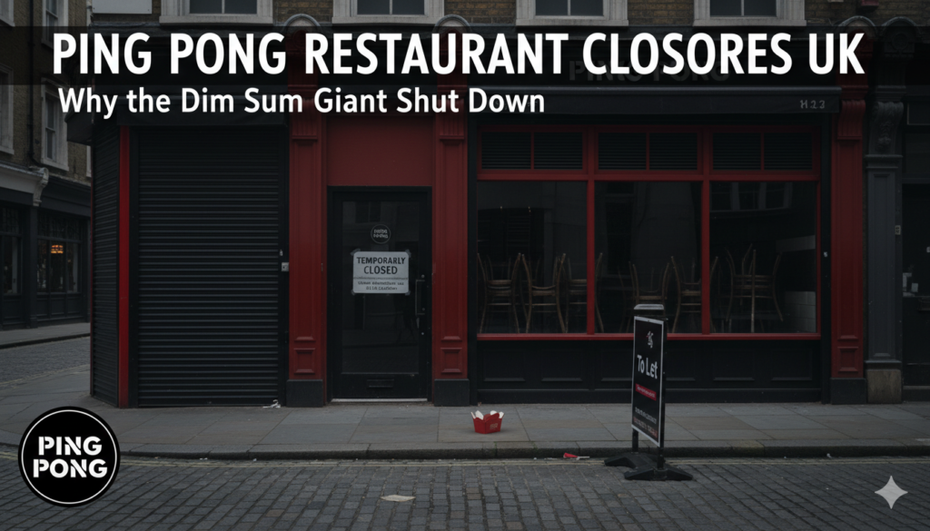 ping pong restaurant closures uk